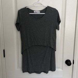 Latched mama nursing top